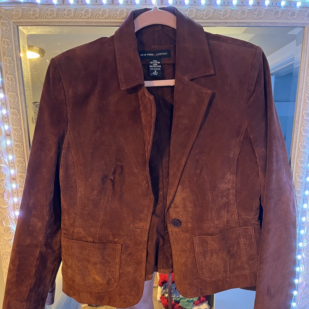 Brown work blazer